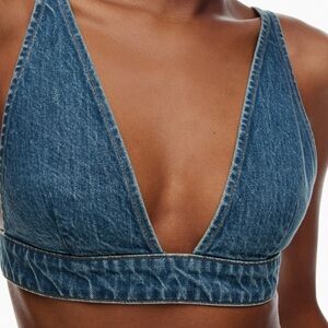 Aritzia Denim Forum The 90s Denim Bra